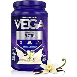 [SnS, AC] $13.15* | 32.5-Oz Vega Original Plant Based Protein Powder (Creamy Vanilla) at Amazon